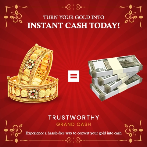 Turn your old gold jewelry into instant cash with a simple process and quick payment options.